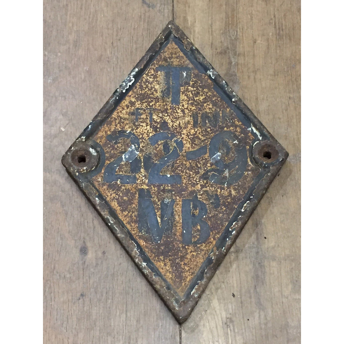 Cast Iron Water Main Marker YEW TREE BARN