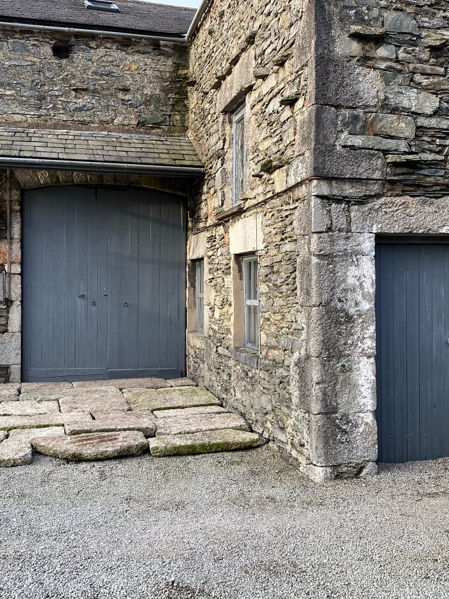 Rare reclaimed limestone floor – YEW TREE BARN